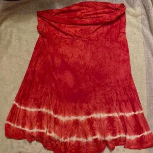 Athleta pink lotus skirt